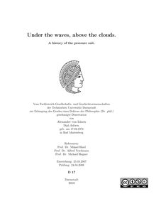 Under the waves, above the clouds [Elektronische Ressource] : a history of the pressure suit / von Alexander von Lünen