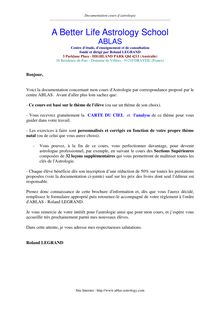 DOC COURS ASTRO FRANCE