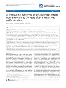 A longitudinal follow-up of posttraumatic stress: from 9 months to 20 years after a major road traffic accident