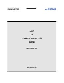 Audit of Compensation Services (September 2002)