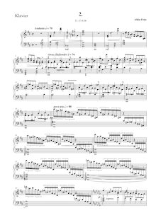 Partition Piano , partie, Piano quintette No.2 en E minor, Klavierquintett Nr.2 e-moll par Albin Fries