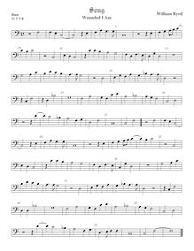 Partition viole de basse, chansons of Sundry Natures, Byrd, William par William Byrd