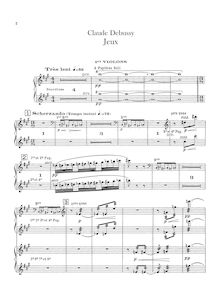 Partition violons I, Debussy, Claude
