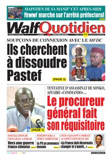 Walf Quotidien N°9304 - Du mercredi 29 mars 2023