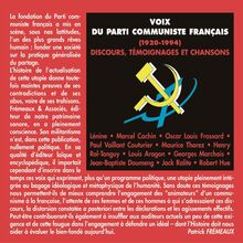 Voix du Parti communiste français (1920-1994)