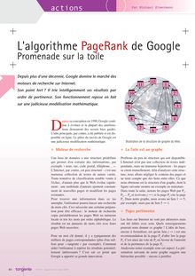 L algorithme PageRank de Google Promenade sur la toile