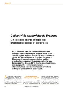 Collectivités territoriales de Bretagne (Octant n° 103)