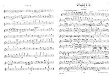 Partition parties complètes, corde quatuor, F major, Puchat, Max