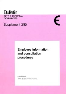 Employee information and consultation procedures