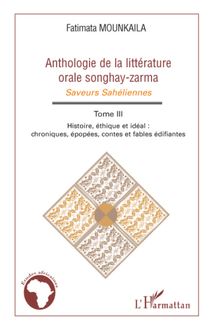 Anthologie de la littérature orale songhay-zarma
