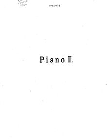 Partition Piano 2, pour Seasons, Времена года, Tchaikovsky, Pyotr par Pyotr Tchaikovsky
