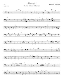 Partition viole de basse, Madrigali a 5 voci, Libro 1, Bartolini, Orindio par Orindio Bartolini