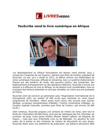 YouScribe vend le livre numérique en Afrique