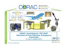 CORAC / Grand Emprunt : PDT AFUE3 Atterrisseur du Futur Electrique ...