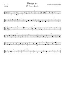 Partition ténor viole de gambe 2, alto clef, Primo libro de ricercari et canzoni