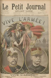 LE PETIT JOURNAL SUPPLEMENT ILLUSTRE  N° 376 du 30 janvier 1898