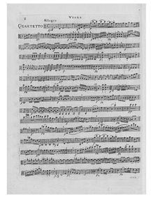 Partition viole de gambe, corde quatuor, C major, Struck, Paul