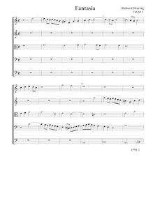 Partition Fantasia VdGS No.5 - partition complète (Tr Tr T B B), fantaisies pour 5 violes de gambe