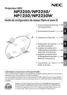 Notice Projecteur NEC  NP3250W