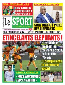 Le Sport n°4731 - du vendredi 21 janvier 2022