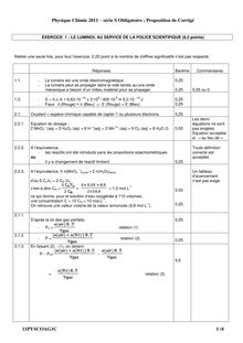 Corrigé du bac S 2011: Physique Chimie Obligatoire (proposition de corrigé)