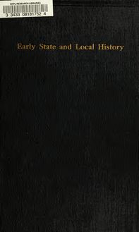 Ohio early state and local history