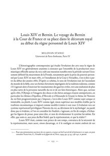 Louis XIV et Bernin. Le voyage du Bernin à la Cour de France et sa ...