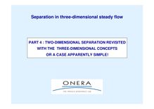 PART TWO DIMENSIONAL SEPARATION REVISITED