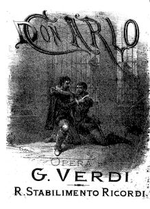 Partition complète, Don Carlos, Don Carlo, Verdi, Giuseppe par Giuseppe Verdi