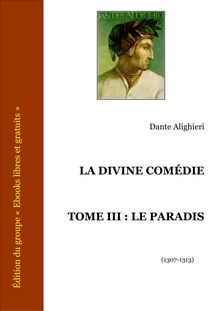 Dante alighieri divine comedie paradis