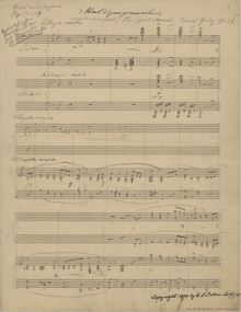 Partition complète, Sigurd Jorsalfar Op.56, Grieg, Edvard