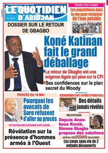 Le Quotidien d’Abidjan n°3096 - du mercredi 19 mai 2021