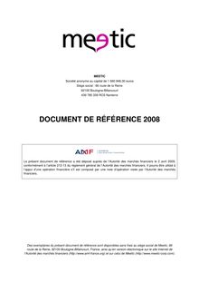 Documents de référence - Meetic DDR 2 avril 2009 _version dépôt_