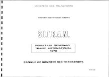 SITRAM - Les transports de marchandises. Résultats généraux. : DST.- SITRAM - Résultats généraux - Trafic international 1979.- décembre 1980.