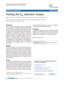 Tracking the A2A adenosine receptor