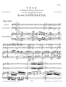 Partition complète, Symphony No.2, D major, Beethoven, Ludwig van