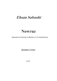 Partition complète, Nowruz, Saboohi, Ehsan