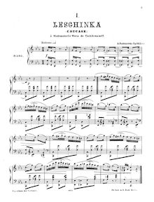 Partition complète, 7 National Dances, Op.82, Rubinstein, Anton