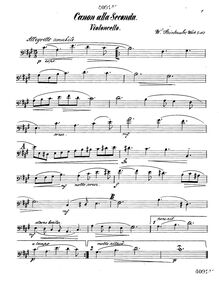 Partition violoncelle, 2 Kanons und Fuges, A major, F major, Steinkauler, Walter