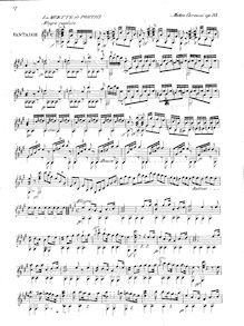 Partition complète, Fantaisie de l opéra  La Muette De Portici , Op.33