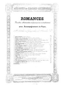 Partition complète, La moine, Der Mönch, Meyerbeer, Giacomo par Giacomo Meyerbeer