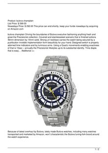 Bulova Men8217s 96B131 Precisionist Black Dial Steel Bracelet Watch Watch Review