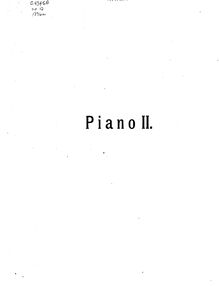 Partition Piano 2, pour Seasons, Времена года, Tchaikovsky, Pyotr