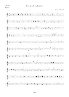 Partition chœur 1, ténor, Primo libro de ricercari et canzoni, Il primo libro de ricercari et canzoni a quattro voci, con due toccate e doi dialoghi a otto