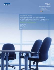 2010-audit-committee-issues-conference-highlights
