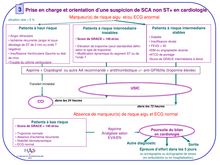 Orientation SCA non ST+ Cardio M3