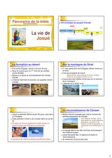 Imprimable PDF - La vie de La vie de Josué