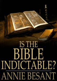 Is the Bible Indictable?