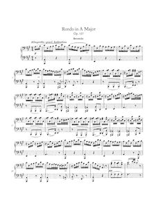 Rondo en A par Franz Schubert