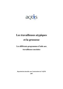 Guide AQTIS - Les travailleuses atypiques et la grossesse - Les ...
